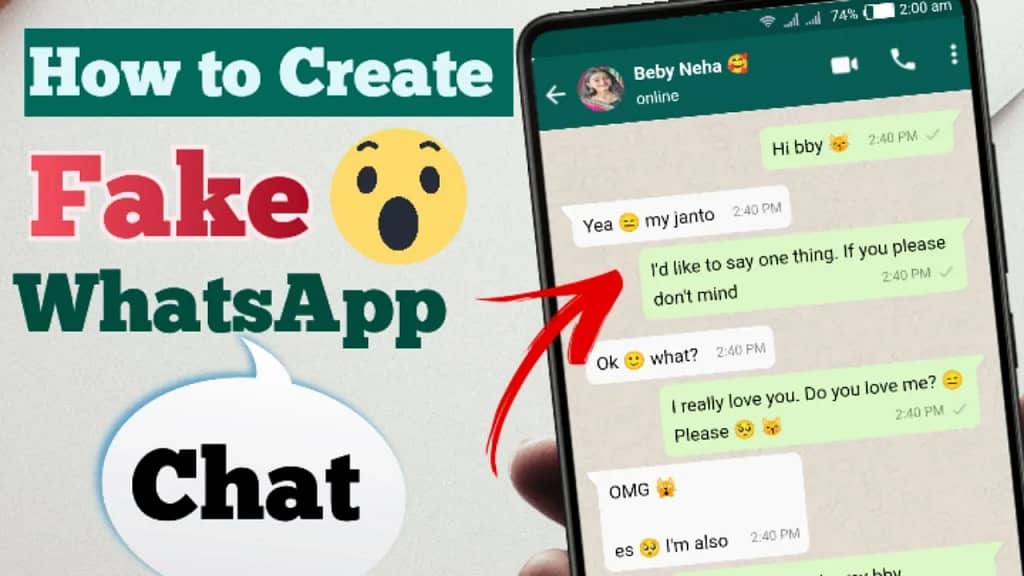 How To Create Fake WhatsApp Chat Screenshot