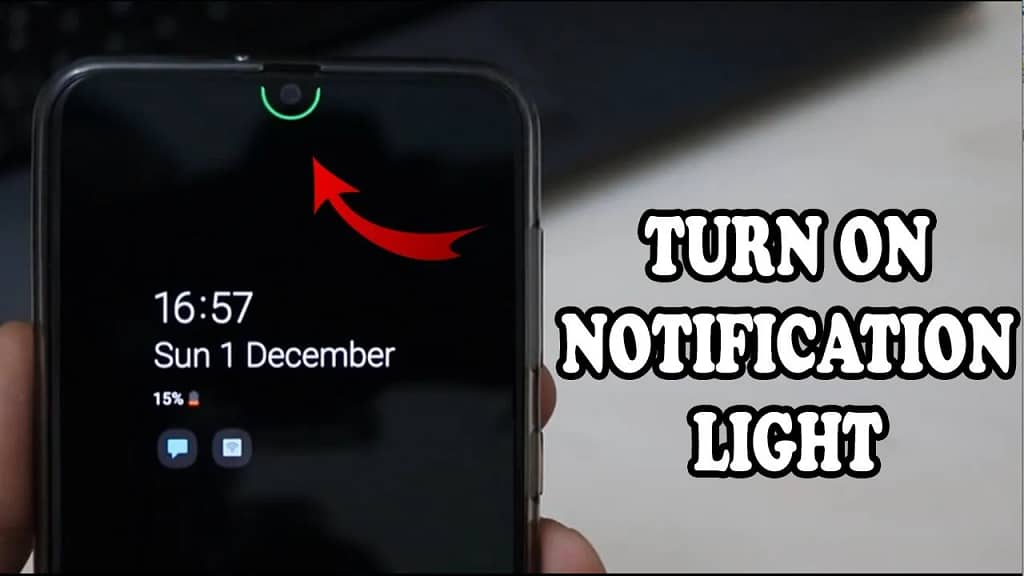 How To Get Notification Light Effect In Front Camera